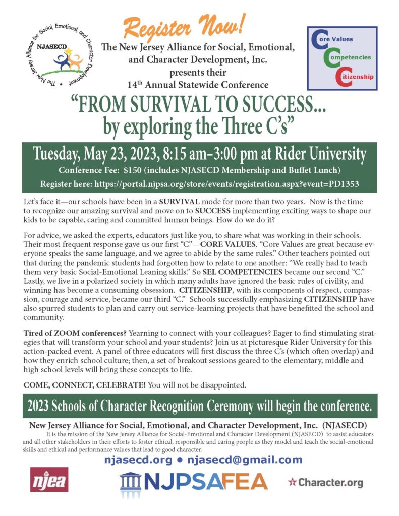2023 NJASECD Conference Registration is Open!